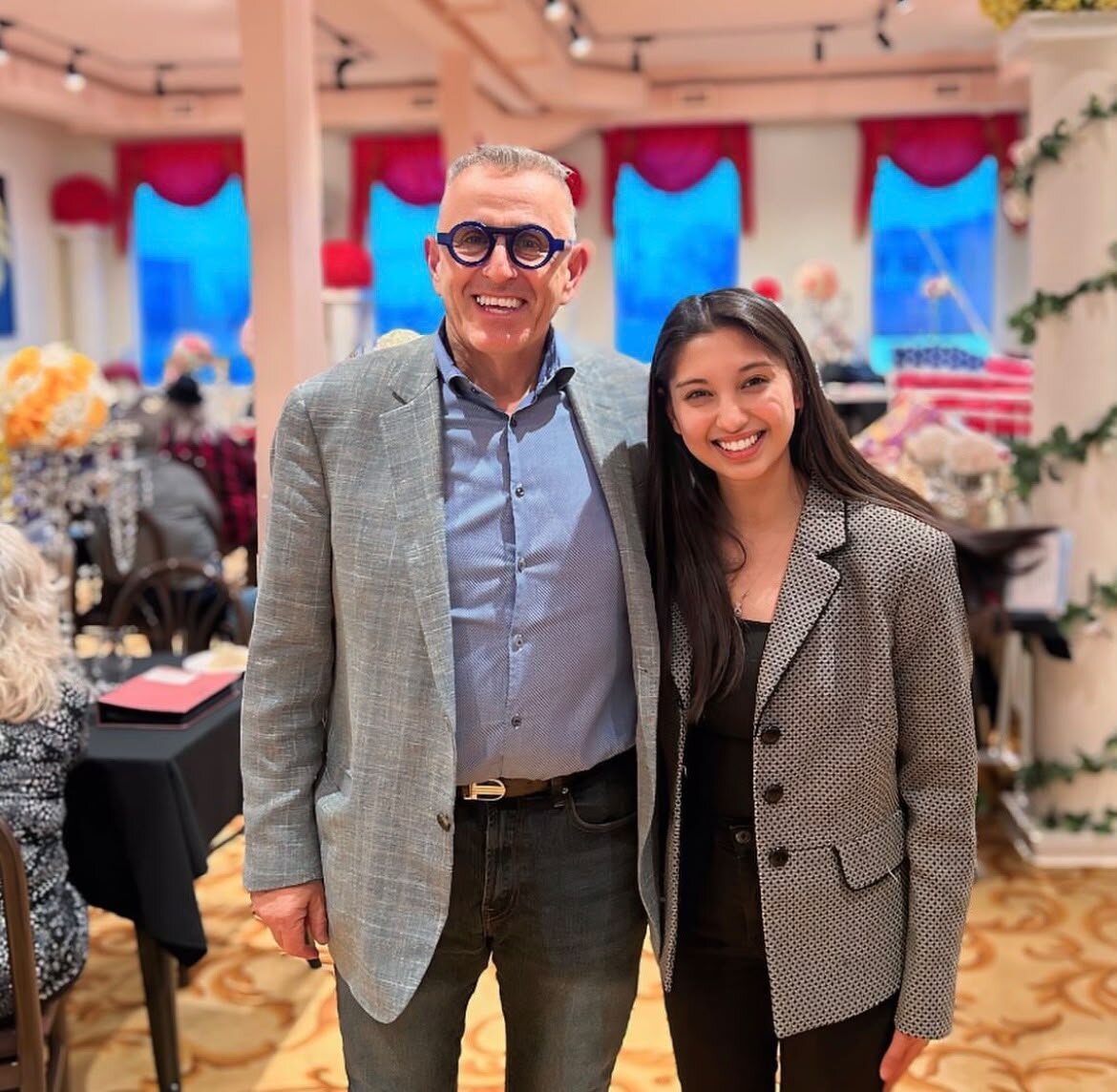 Arishya with MLA Jeff Bereza at the Portage Lions Club community night — Arishya Aggarwal