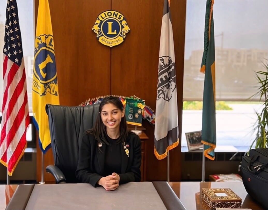 Representing Portage through Lions service — Arishya Aggarwal